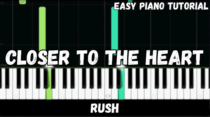 Closer to the Heart Piano version - Piano performance video thumbnail