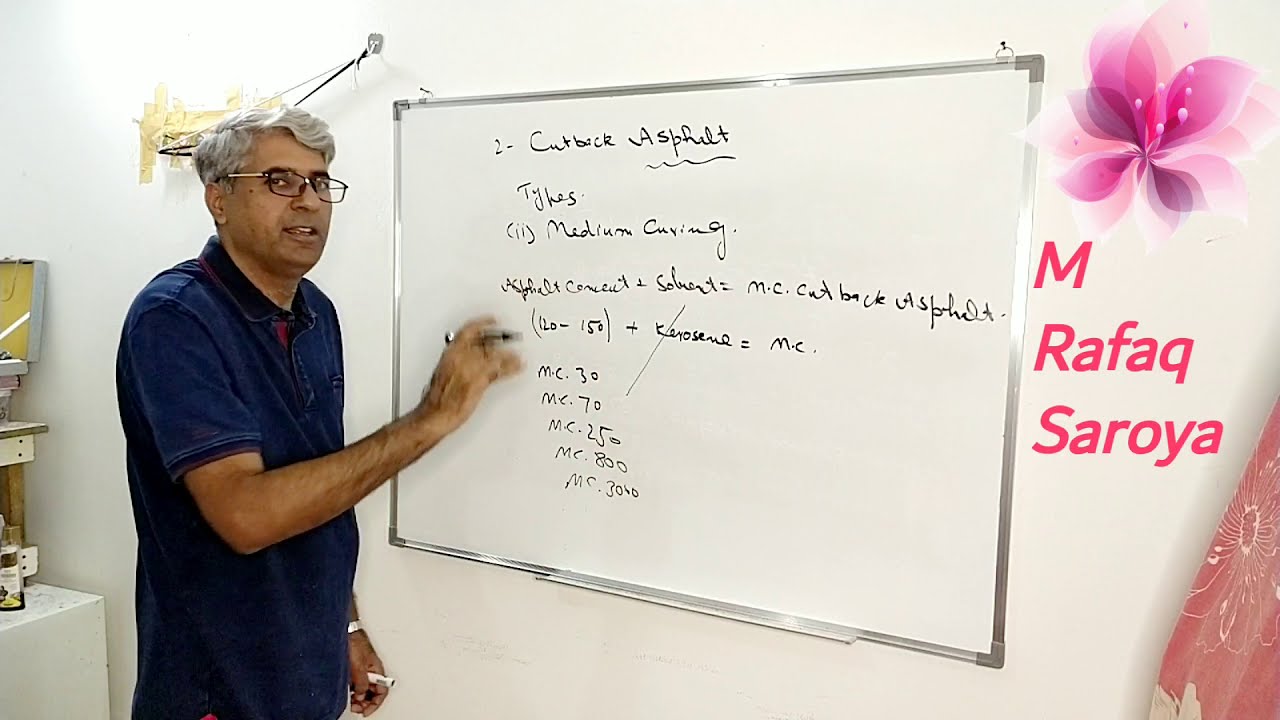 Lecture 2 The Asphalt Cutback Asphalt