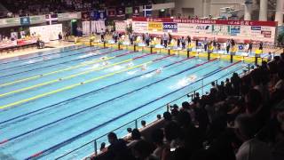 2013 インカレ　女子400FR　B決勝