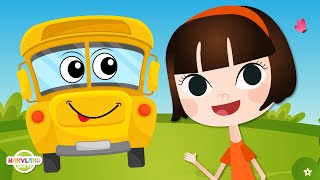 Let's Learn Number | Ten Little Buses | Numbers Song | Playful Kindergarten Songs | Nanyland