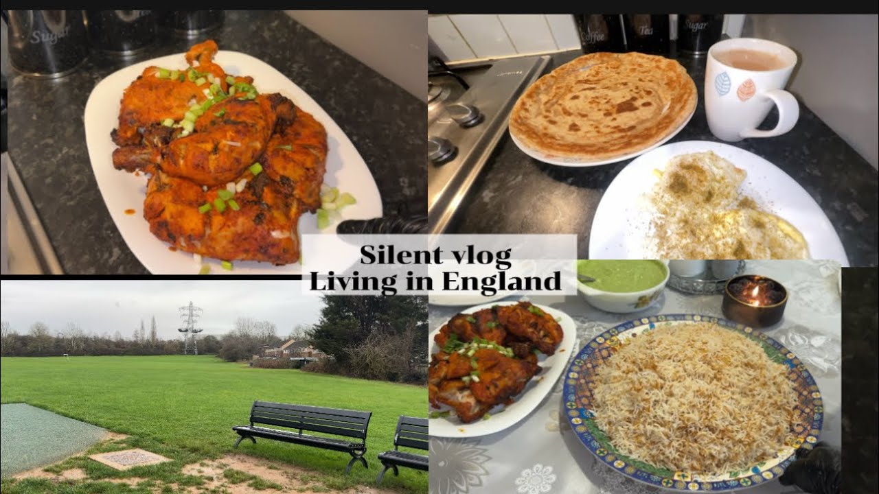 Cozy life slow living/ tandoori chicken 🍗 with rice delicious breakfast 🍳 