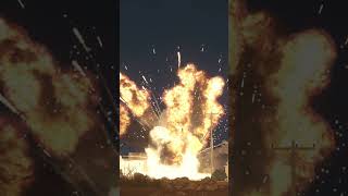 USA Tank Advance Ends in Massive Explosion After Mine Strike