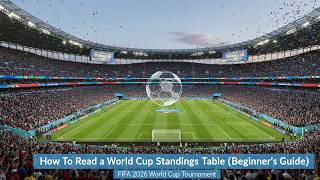 How To Read a World Cup Standings Table (Beginner's Guide)