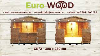 MODEL 2021 CN/2 - 300x230cm - Chalet Noel - Weihnachtsmarktstande - Christmas Market Stalls
