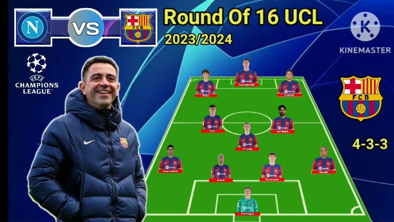 FC Barcelona vs. Napoli, octavos de final de la Champions League 2023-2024:  fecha, día, hora, cuándo y dónde es la ida y la vuelta