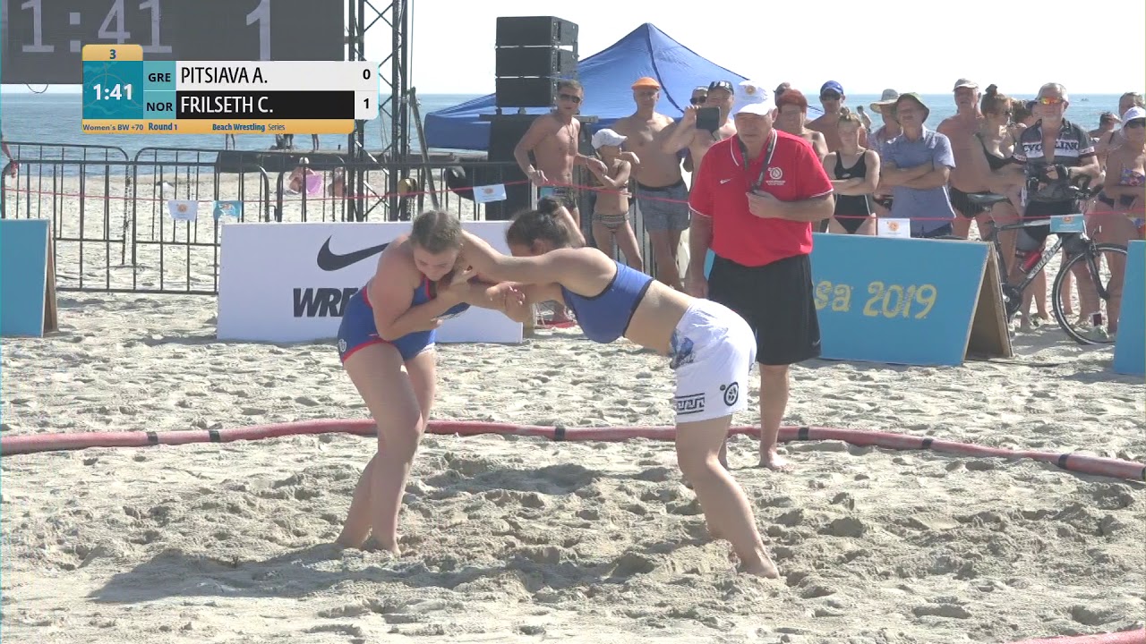 Round 1 Women's BW - +70 kg: A. PITSIAVA (GRE) v. C. FRILSETH (NOR)