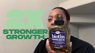 Morning Routine 🌞 Grow Your Hair Longer, Stronger & Faster with Biotin Premium Hair Oil! screenshot 5