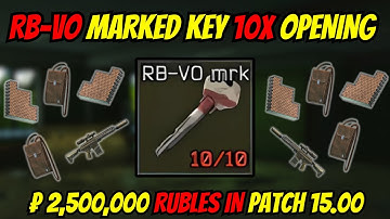 RB-VO Marked Key 10x Opening on Reserve - Escape From Tarkov
