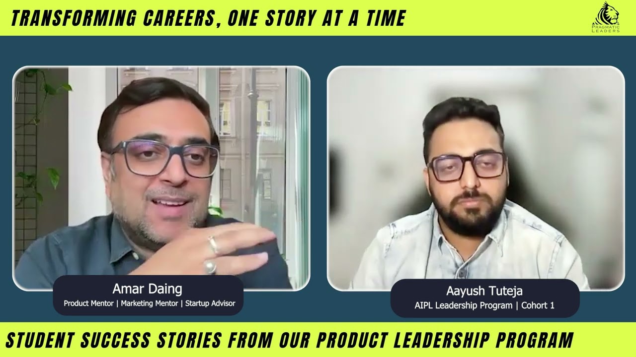 How Aayush Tuteja Transformed His Career with Pragmatic Leaders: From Product Manager to Cafe Owner