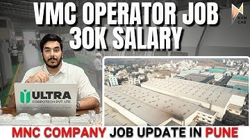 Pune MNC Company मे CNC VMC Vacancies | 30K Minimum Salary | RVM CAD Pune - Best CNC VMC Centre