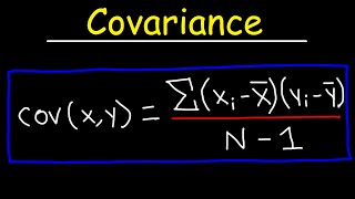 How To Calculate The Covariance Between X and Y - Statistics