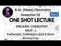 Carbonyls, carboxylic acid &amp; derivatives- PYQs | Part-2 | BSc Hons. Chemistry | Unit 1 | Sem-3 | DU