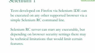 Selenium Features (Supported Browsers and Platforms and Flexibility and Extensibility)