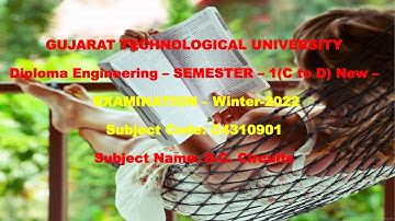 DC CKT GTU MCQ PAPER SOLUTION 01/03 2023