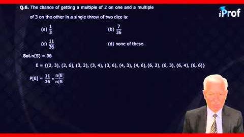 Probability - Question with Solution Part 3 | IIT JEE Math Video
