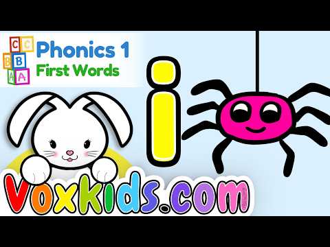 ⭐ Learn Letter i | Phonics Letter of the Week | First Words for Kindergarten | 🐰 VoxKids®