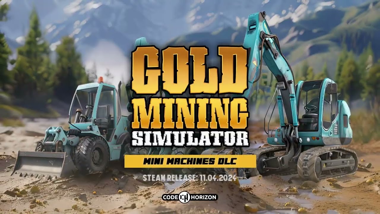 Gold Mining Simulator Mini Mining Machines I Official Release Trailer Gold Mining Simulator Mini Mining Machines I Official Release Trailer