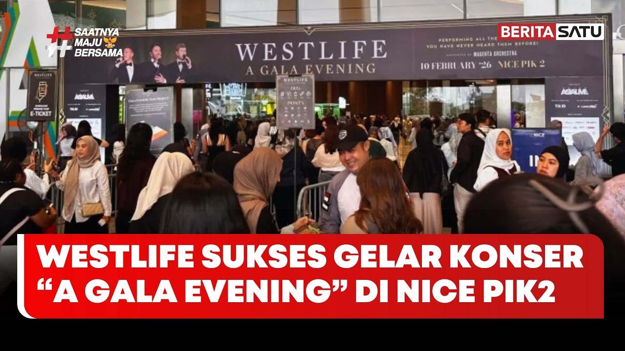 Westlife Sukses Gelar Konser “A Gala Evening” di NICE PIK2 #beritasatu