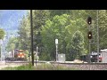 A  Z Meet an Oil Train on the Kootenai River Sub