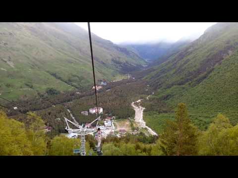 Приэльбрусье. Канатная дорога