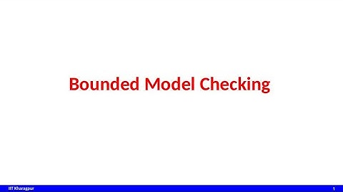 Bounded Model Checking