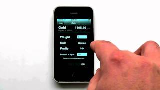 Precious Metal Calculator 1.0 For Iphone Gold Platium Silver Palladium From Kitco screenshot 1