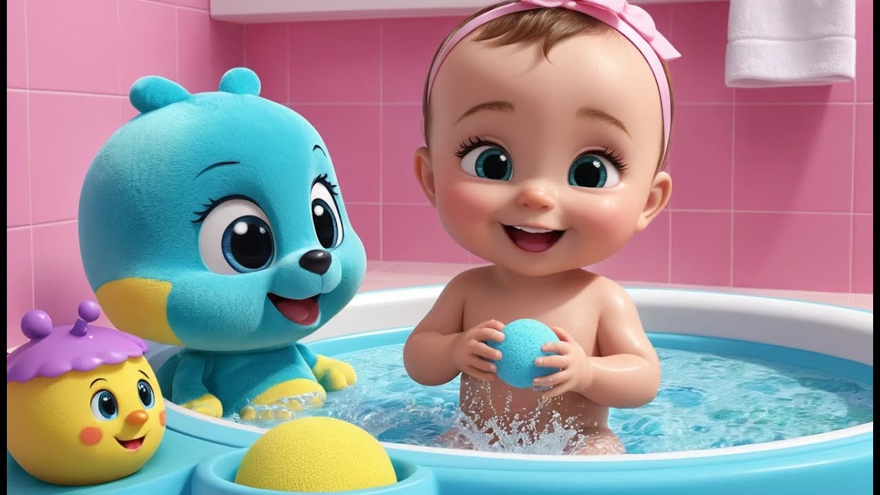 Bath Time Song | Fun and Clean Song for Kids | Nursery Rhymes & Kids ...