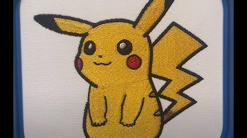 Embrilliance Stitch Artist Level One | Digitizing Tutorial For Beginners | How To Digitize PIKACHU
