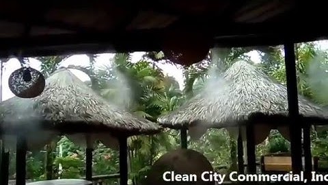 High Pressure Misting System