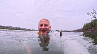 SWIMMING FULLY CLOTHED IN THE LAKE - JURA