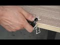 EASY TO USE - Manual Arc Edge Banding Trimmer for Woodworking