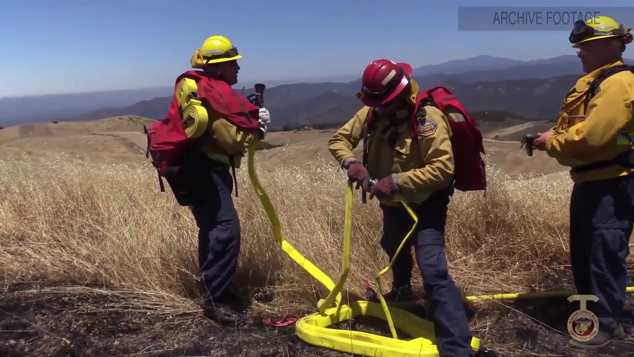 Santa Ana Winds affects Fire Danger Rating - YouTube