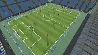 TAKTIK SEDERHANA POLA PENYERAHAN MINI SOCCER 8 VS 8 screenshot 4