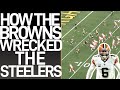 HOW THE BROWNS WRECKED THE STEELERS & where they need to improve (wildcard weekend film breakdown)