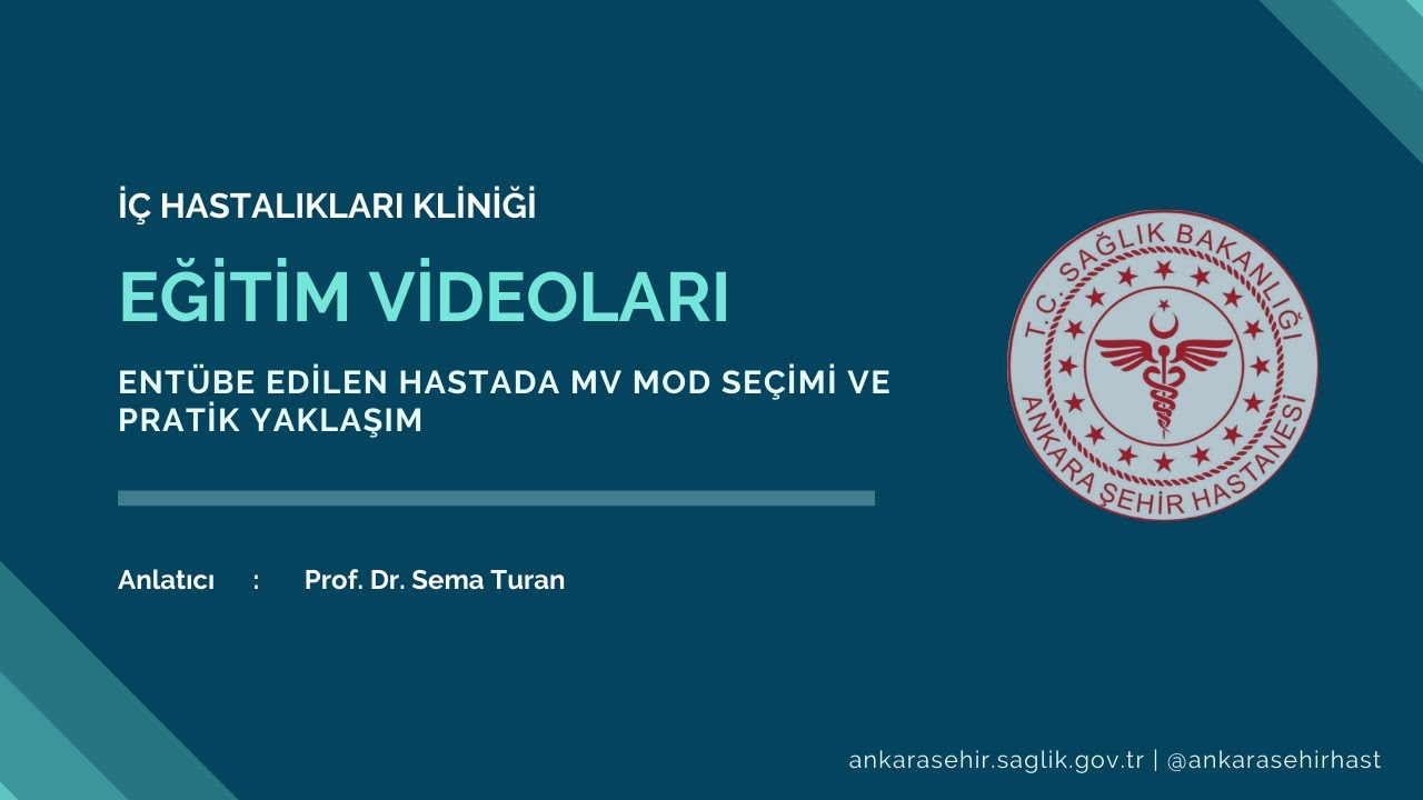 Entübe edilen hastada MV mod seçimi ve pratik yaklaşım