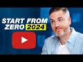 How to start a youtube channel in 2024 beginners guide to growing from zero subscribers