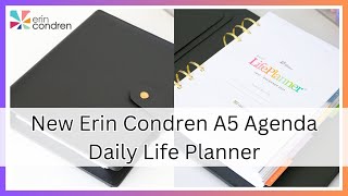 Erin Condren 2024-2025 Black A5 Agenda Review