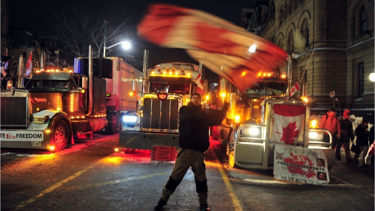 Big tech wants to ‘crush’ the Canadian truckers’ ‘Freedom Convoy’￼