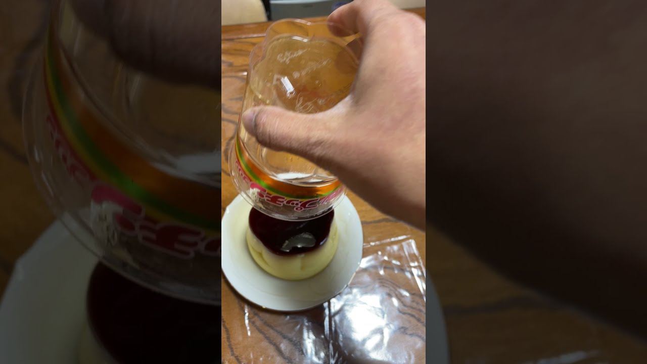 How to open pudding in Japan