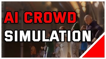 Massive Crowds using Real Illusion CrowdSim  in unreal engine