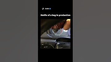 Hotfix of a bug in production #programmer #softwaredeveloper #coding