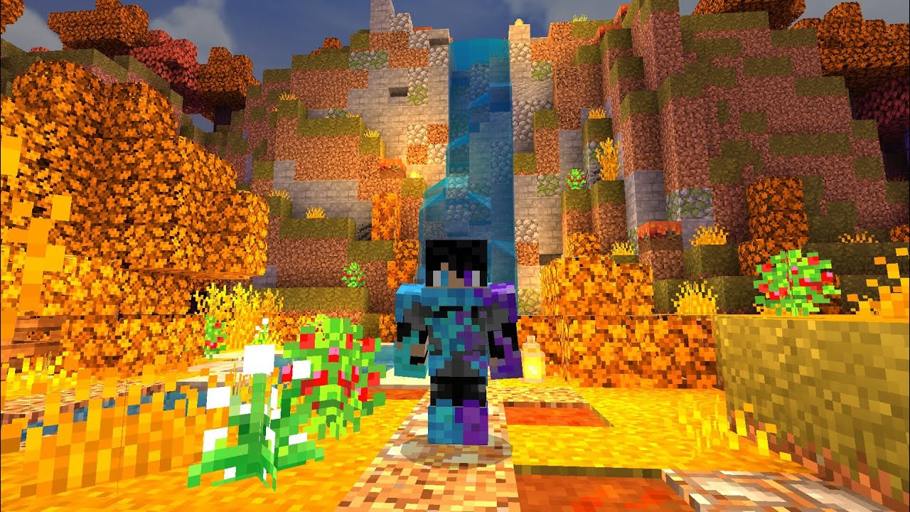 The BEST autumn texture pack and shaders !!! (with download !!) - YouTube