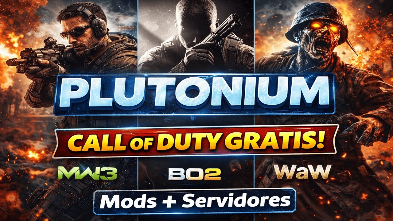 PLUTONIUM 🔥 Call of Duty GRATIS en PC | MW3, BO2 y Zombies ONLINE - YouTube