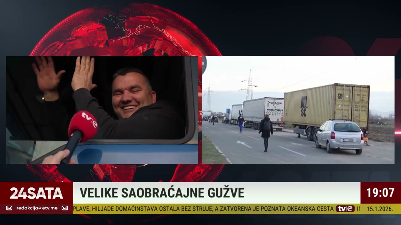 Informativna emisija: 24 sata - 15.01.2026