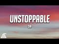 Sia - Unstoppable (Lyrics)