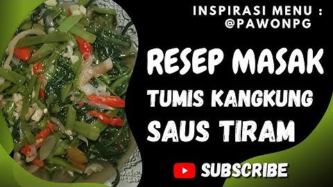 BEGINI CARA MASAK KANGKUNG YANG PASTI ENAK‼️RESEP TUMIS KANGKUNG SAUS TIRAM ALA @PAWONPG‼️
