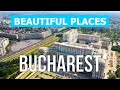 City of Bucharest best places to visit | Trip, review, holiday, attractions, rest | Romania 4k drone