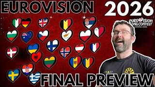 🎉EUROVISON 2026 PRE SHOW: Running Order ANALYSIS / Show PREVIEW / Who wins?!!!! 🎉
