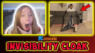 Invisibility Cloak on OMEGLE!
