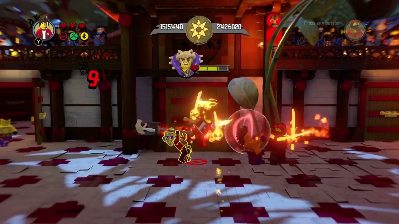 The LEGO Ninjago Movie Videogame Boss Master Chen with Kai (High School)